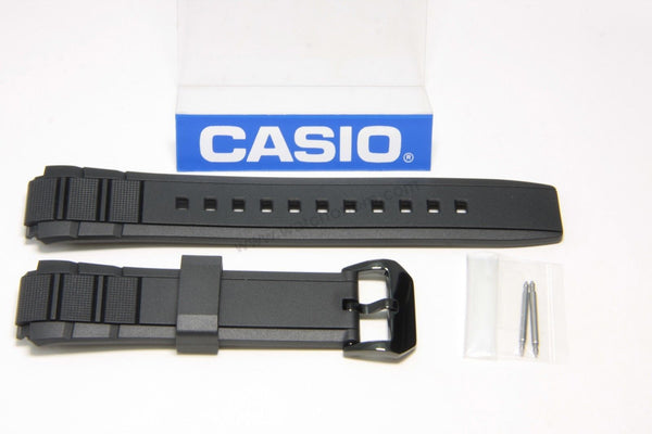 Genuine Casio Edifice EFR-515PB - 19mm Black Rubber Silicone Replacement Watch Band Strap Belt