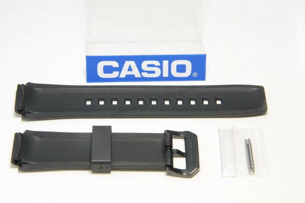 Genuine Casio Edifice EFR-515PB - 19mm Black Rubber Silicone Replacement Watch Band Strap Belt