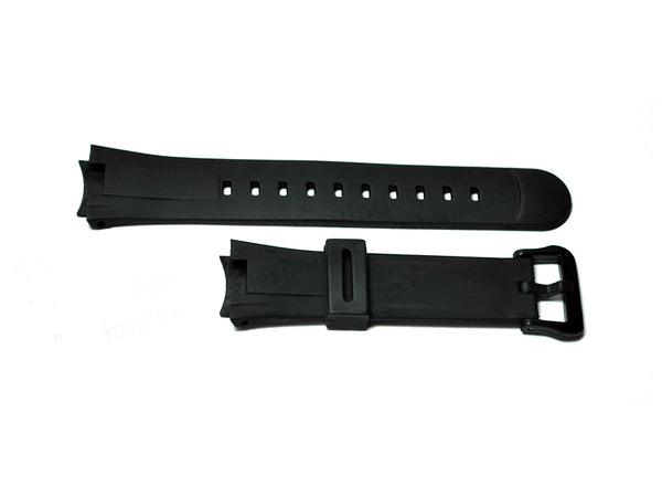 2x SETS Black Rubber Watch Band / Strap Compatible for Casio Edifice EF-305 , EF-305D