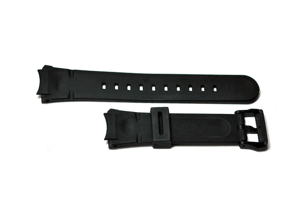 2x SETS Black Rubber Watch Band / Strap Compatible for Casio Edifice EF-305 , EF-305D