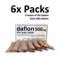 6x Packs - Daflon 500 mg Tablets Micronized purified flavonoid fraction - 60 tablets