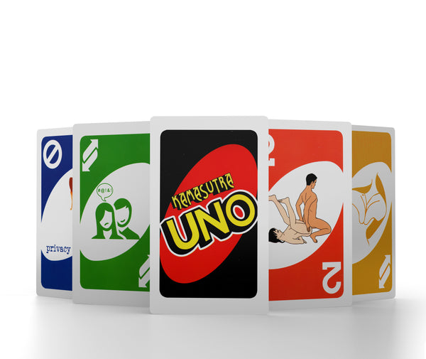 Uno Kamasutra - Sex Positions Printed 108 Playing Uno Cards - Uno Card Game Night Party