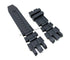 Fits/ For Invicta Reserve 29889 , 29890 - 31mm Black Rubber Replacement Watch Band Strap