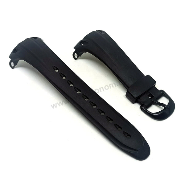 Genuine Casio G-Cool GC-1001 - RARE Black Rubber Silicone Replacement Watch Band Strap Belt