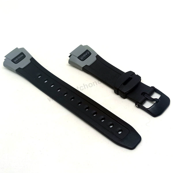 Genuine Casio LW-120H - 9mm Black Rubber Watch Band Strap - RARE Belt