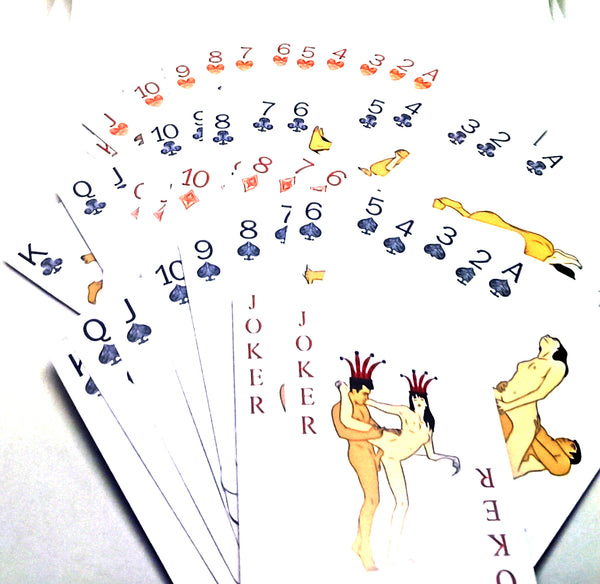 50x Packs/Decks - Wholesale - Kamasutra - Sex Positions Printed Playing Cards ArtBack- 54 Diffrerent Positions Deck