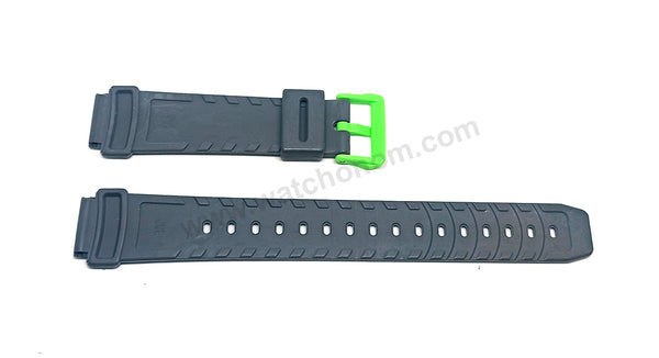 Genuine Original Casio SKX-1000 - Watch Band Strap 18mm Gray Rubber Replacement Belt - NOS Authentic