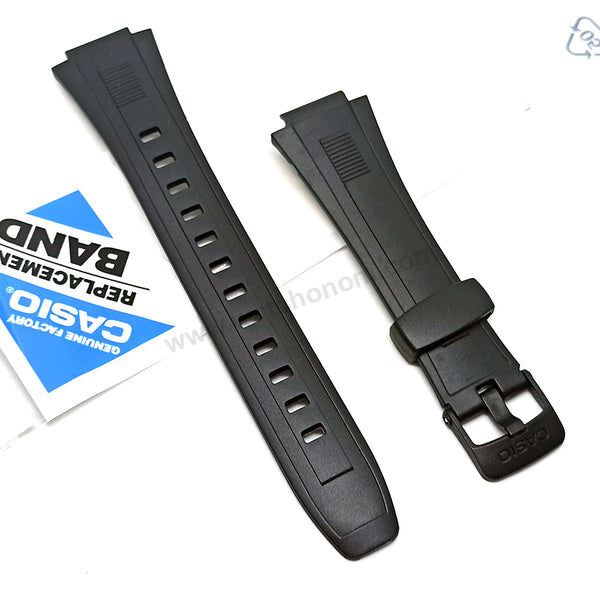 Original Casio CPW-500H Watch Band Strap - 16mm Black Rubber Rare Belt