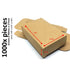 6.1x9x2.7cm (2.40"x3.54"x1.06") - Kraft - Light Brown Paper Box Gift Small Sized Items Packaging Card Deck , Tie and Handkerchief