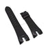 28mm Handmade Black Genuine Leather Watch Band Strap Compatible For Seiko Arctura 7T62-0JA0 SNAC21P1 , SNAC19P1