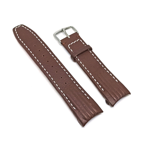 Fits/For Scuderia Ferrari Paddock 00293 , 05358 , 15852 , 25929 - 22mm Black Leather Replacement Watch Band Strap Belt