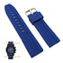 Fits/For Danish Design IQ22Q1020 with Blue Silicone/Rubber Replacement Watch Band Strap Belt