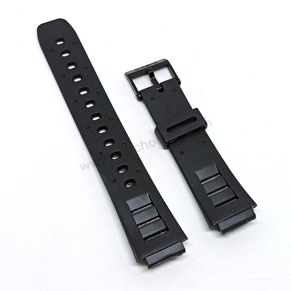 Genuine Casio GPX-1000 , GT-1000 fits/for 15mm Black Rubber Replacement Watch Band Strap Belt - NOS Authentic