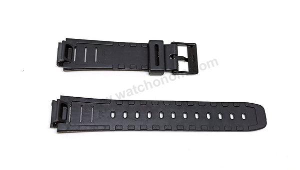 Genuine Casio GPX-1000 , GT-1000 fits/for 15mm Black Rubber Replacement Watch Band Strap Belt - NOS Authentic