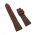 Fits/For Emporio Armani AR0348 , AR0337 , AR0338 - 24mm Brown Rubber Silicone Replacement Watch Band Strap Belt