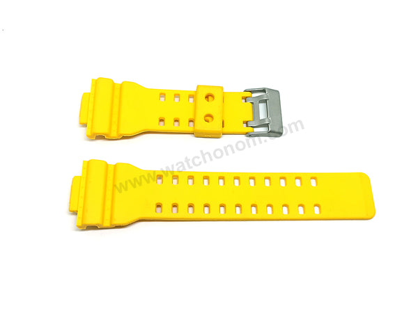 Fits/For Casio G-Shock G-8900 , GR-8900 , GW-8900 - Yellow Rubber Replacement Watch Band Strap