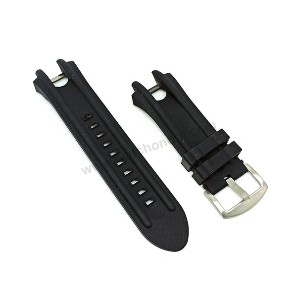 29mm Black Rubber Silicone Replacement Watch Band Strap - Fits/For Montblanc