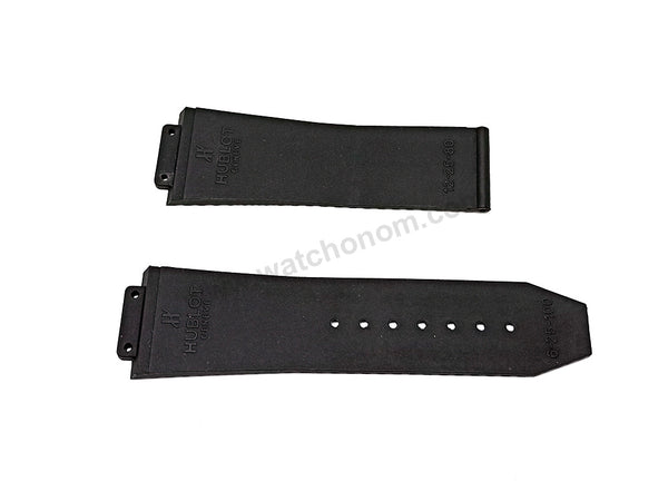 Hublot Bigbang Classic 44mm Fits with 17mm Black Rubber Replacement Watch Band Strap