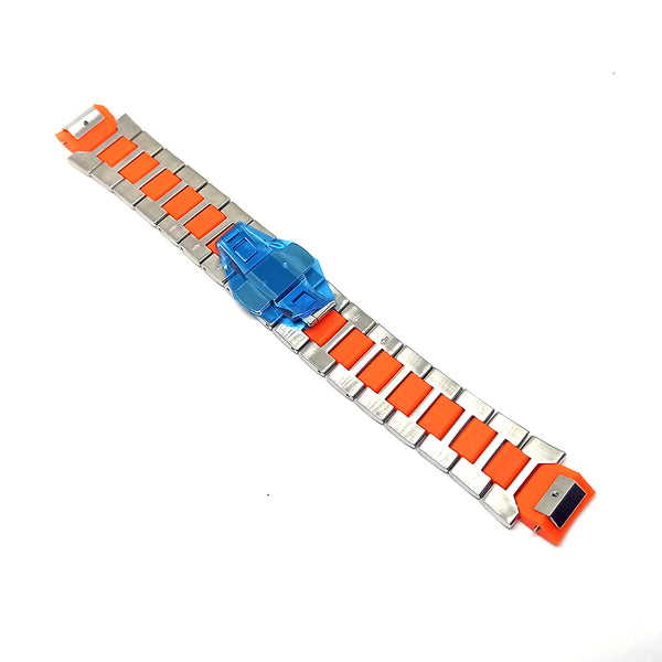Faconnable Hydra Lady Fits with 16mm Stainless Steel - Orange Replacement Watch Band Strap Bracelet
