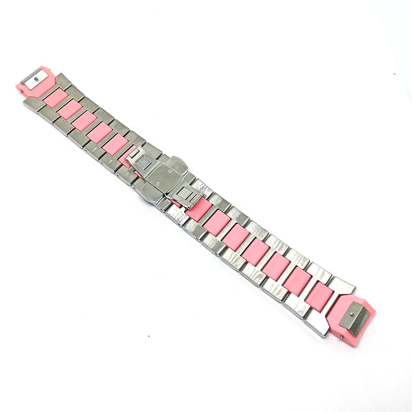 Faconnable Hydra Lady Fits with 16mm Stainless Steel - Pink Replacement Watch Band Strap Bracelet