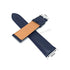 Fossil FS5790 , FS5454 , FS5662 , FS5448 , FTW4002 , ME3102 , BQ2189 - Fits with 22mm Navy Blue Genuine Leather Replacement Watch Band Strap