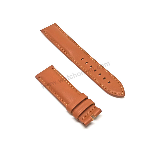 Fossil FS4918 , FS5241 , FS5343 , FS5210 , ME1161 , ME3140 , FS5184 Grant - Fits with 22mm Light Brown / Tan Genuine Leather Replacement Watch Band Strap