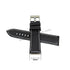 Fits/For Fossil ME1153 , BQ2055 , JR1461 - 22mm Black Genuine Leather Replacement Watch Band Strap