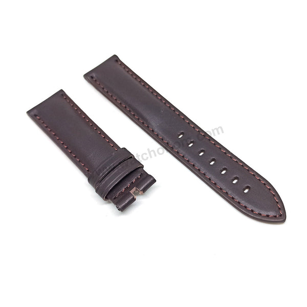 Fossil BQ2035 , BQ2277 , BQ2338 , BQ2340 , BQ2038 Editor- Fits with 22mm Dark Brown Genuine Leather Replacement Watch Band Strap