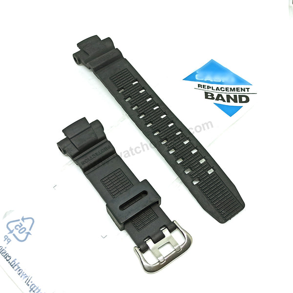 Fits/For Casio G-Shock G-1000 , G-1000H , G-1010 , G-1100B , G-1200B , G-1250B , G-1500 , G-1500B - 27mm Black Rubber Replacement Watch Band Strap