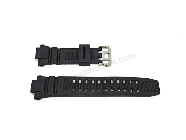 Fits/For Casio G-Shock G-1000 , G-1000H , G-1010 , G-1100B , G-1200B , G-1250B , G-1500 , G-1500B - 27mm Black Rubber Replacement Watch Band Strap