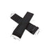 24mm Black Rubber Silicone Curved End Replacement Watch Band Strap - Fits/For Porsche Design Wristwatches