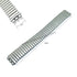 Fits/For Swatch - 17mm Flexible / Expandable Metal Matte Surface Replacement Watch Bracelet Band Strap