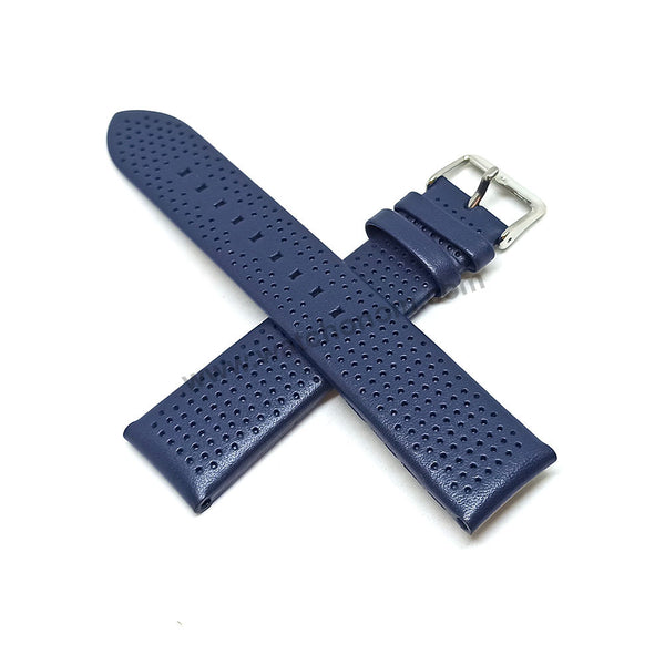 Fits/For Emporio Armani Luigi AR1736 , AR1731 - 20mm Navy Blue Leather Replacement Watch Band Strap Belt