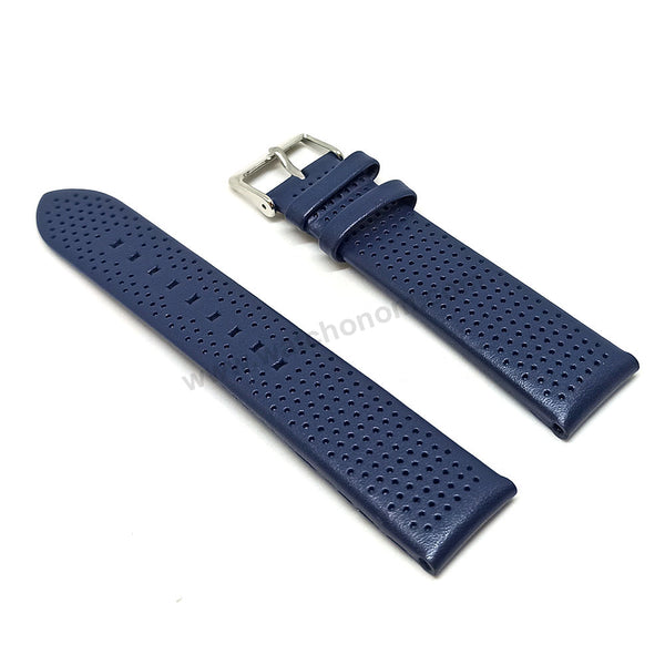 Fits/For Emporio Armani Luigi AR1736 , AR1731 - 20mm Navy Blue Leather Replacement Watch Band Strap Belt