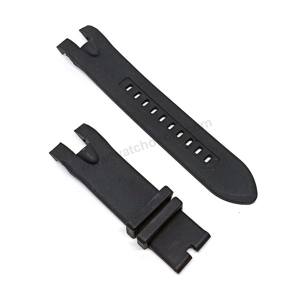 Fits/ For Invicta Pro Diver 17811 , 17812 , 18029 - 26mm Black Rubber Replacement Watch Band Strap Belt