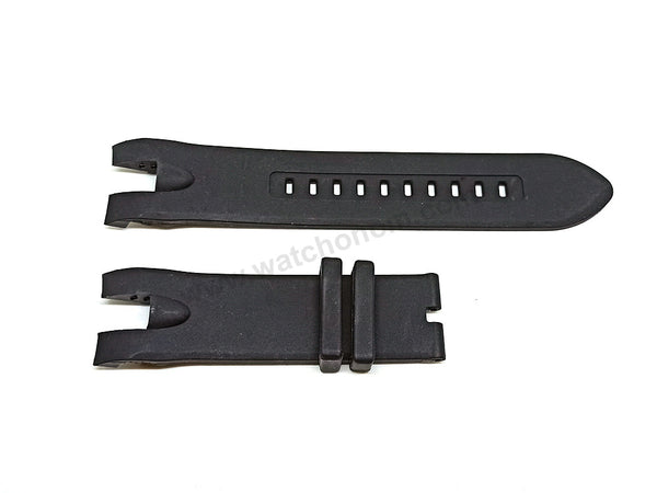 Fits/ For Invicta Pro Diver 17811 , 17812 , 18029 - 26mm Black Rubber Replacement Watch Band Strap Belt