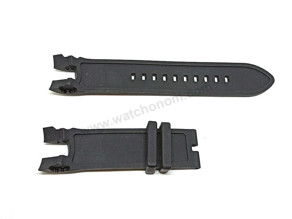 Fits/ For Invicta Pro Diver 17811 , 17812 , 18029 - 26mm Black Rubber Replacement Watch Band Strap Belt