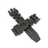 Fits/For Invicta Subuqua Reserve 0506 , 0507 , 0508 , 0509 , 0510 , 0511 , 0512 - Black Rubber Replacement Watch Band Strap Belt