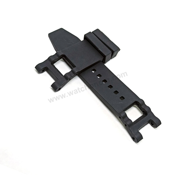 Fits/For Invicta SUBAQUA 3 NOMA III 80423 , 80424 , 80426 , 80427 , 80428 , 80429 - Black Rubber Watch Strap Band Belt