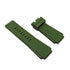 Diesel Mr. Cartoon DZCM-0002 Fits with 22mm Green Rubber Silicone Replacement Watch Strap Band Belt