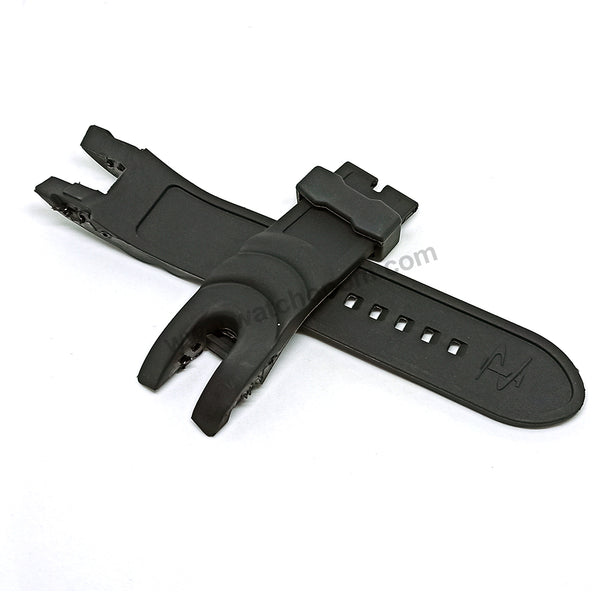 Fits/For Invicta Invicta Reserve Collection Venom  90133 , 90134 , 90135 - Black Rubber Watch Strap Band Belt