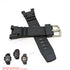 Fits/For Calypso K5672 , K5673 , K5674 - Replacement Black Rubber Silicone Watch Band Strap Belt