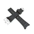 Fits/for IWC wristwatches - 29mmmm Black Rubber Curved Replacement Watch Band Strap Belt