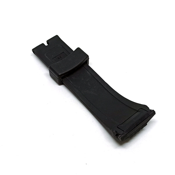 Authentic Seiko Vealtura B26 -Only Short Piece- Watch Band Strap Part 26mm Black Rubber Original Belt