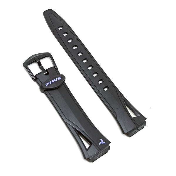 Genuine Casio STR-300 , STR-300J Watch Band Strap - Black Rubber Original Rare Belt