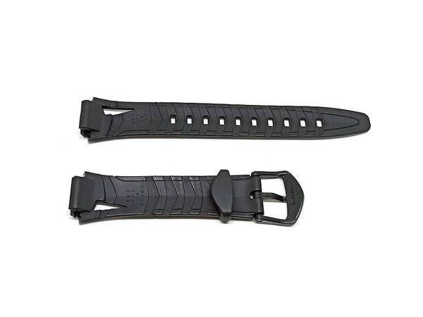 Genuine Casio STR-300 , STR-300J Watch Band Strap - Black Rubber Original Rare Belt