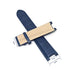 Fits/For Guess Collection GC - Sport Chic SE-1  - 43004G1 , I43004G1 - Replacement Navy Blue Leather Watch Band Belt Strap