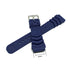 Fits/For Seiko Prospex Sea , Save The Ocean , 5 Sports - Z22 Replacement 22mm Navy Blue Rubber Watch Band Strap Belt