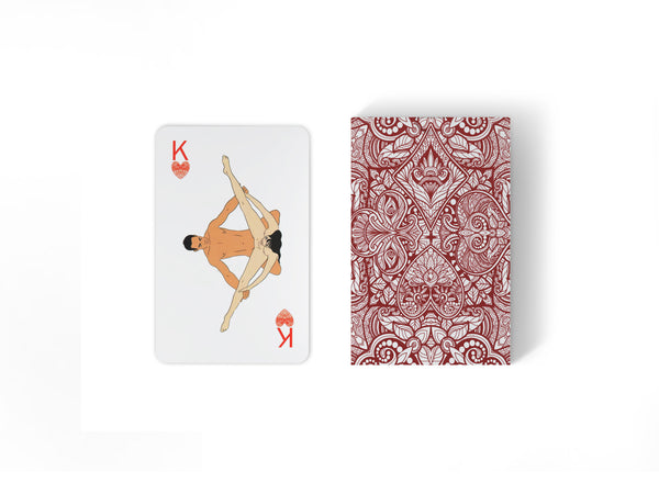 50x Packs/Decks - Wholesale - Kamasutra - Sex Positions Printed Playing Cards ArtBack- 54 Diffrerent Positions Deck