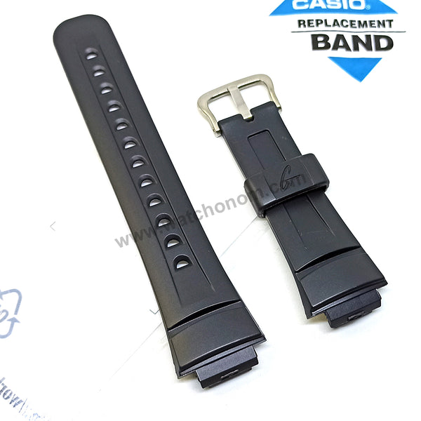 Casio G-Shock G-2900 , G-2900BT , G-2900C , G-2900F Black Rubber 16mm Replacement Watch Band Strap